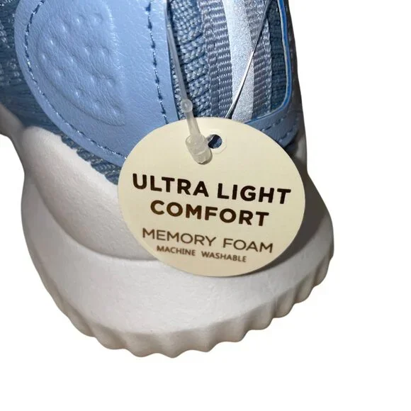 Danskin Women’s Blue Vegan Memory Foam Stunt Lace-Up Athletic Shoes Size 10 - Picture 8 of 10